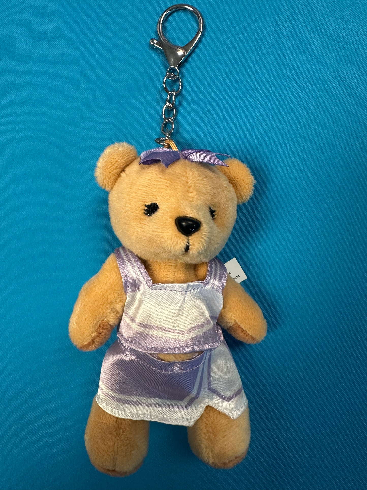 PRE-ORDER ONLY Cheer Bear - 4 1/2 Inch Keychain Cheer Bear with All Star cheerleading uniform